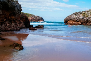 Strand: Poo, Llanes, Asturien