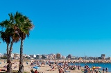 Plage Los Náufragos à Torrevieja, province d'Alicante