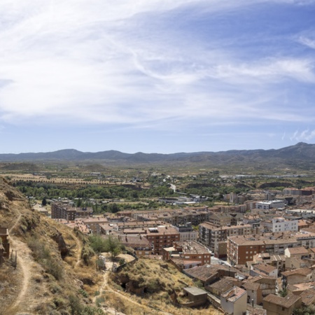 Widok na Arnedo (La Rioja)