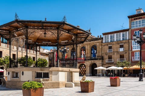 Panoramablick auf Haro (La Rioja)