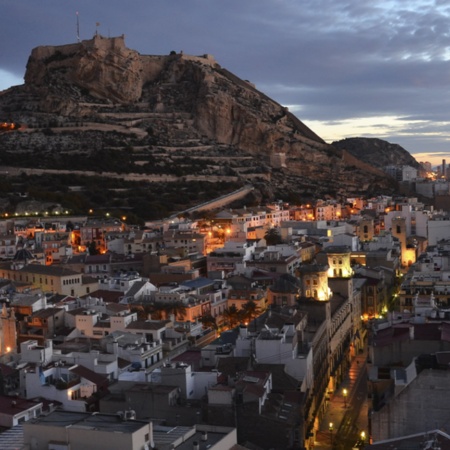 Vue panoramique d'Alicante (région de Valence)