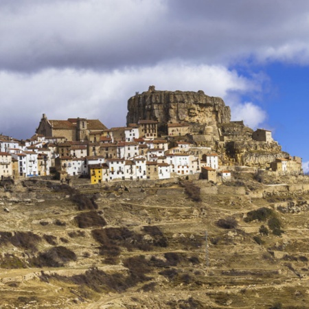 Panoramica di Ares del Maestrat (Castellón, Comunità Valenciana)