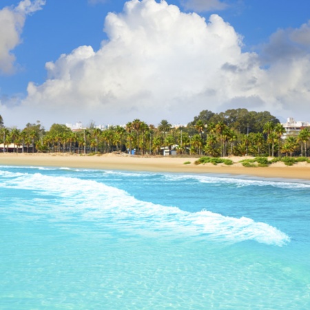 Veduta della spiaggia di Burriana (Castellón, Comunità Valenciana)