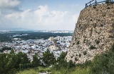 Vues d’Oliva (province de Valence) depuis le château de Santa Ana