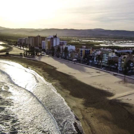 Playa de Torrenostra, en Torreblanca (Castellón, Comunidad Valenciana)