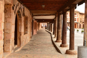 Plaza Mayor square in Ayllón (Segovia, Castilla y Leon)