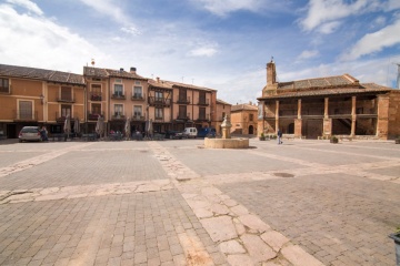 Plaza Mayor square in Ayllón (Segovia, Castilla y Leon)