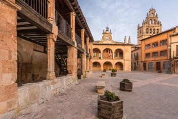 Plaza Mayor square in Ayllón (Segovia, Castilla y Leon)