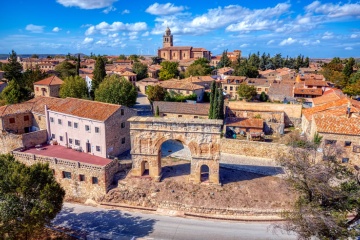 Vista de Medinacelli, en Soria (Castilla y León)