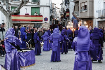 Procesión del Jesús Nazareno de la Semana Santa de Albalate del Arzobispo (Teruel, Aragón)