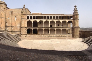 Stage at the Alcántara Classical Theatre Festival