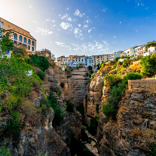 Vista panorâmica da cidade de Ronda, Málaga