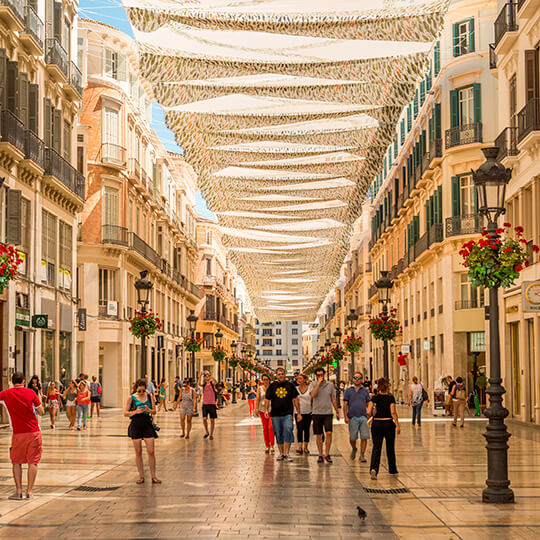 Calle Larios en Málaga