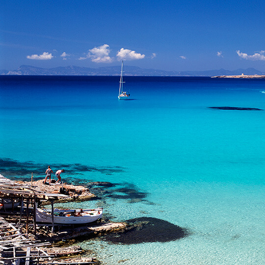 Cala Saona na Formenterze