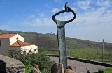 Monument au silbo gomero, ou langage sifflé. La Gomera. Canaries