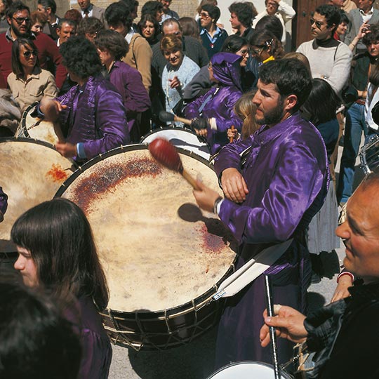 Tamborrada in Calanda during Easter Week