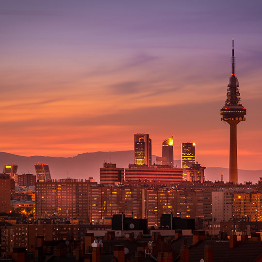 Vistas de Madrid desde el Parque Cerro del Tío Pío