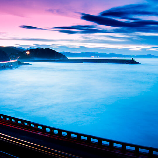 Estrada costeira de Zumaia