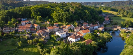 Vue aérienne de Ponte Maceira