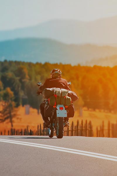 La Route de l’Argent à moto