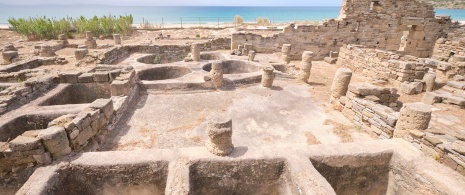 Vista de la ciudad romana de Baelo Claudia. Tarifa, Cádiz