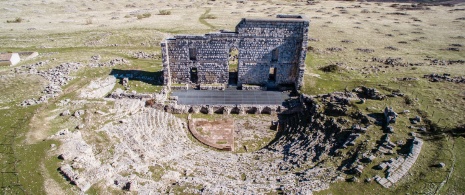 Ruinen des römischen Theaters von Acinipo