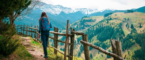 Randonnée dans le parc national d