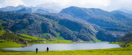 Lago Ercina, nos Lagos de Covadonga, Astúrias