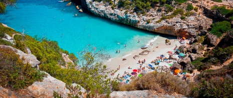 Caló d'es Moro a Santanyí, Maiorca