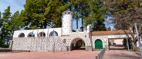 Veduta dell'esterno del Parador de Cruz de Tejeda