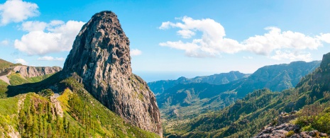Vista do Parque Nacional de Garajonay, em La Gomera, Ilhas Canárias
