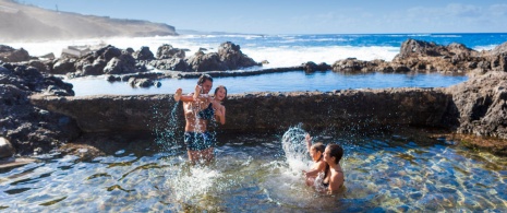 Piscines naturelles, îles Canaries.