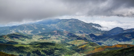 Vista desde el mirador de la Fuente del Chivo, Cantabria