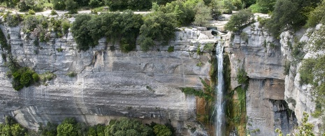 Vista do Salto de Sallent, em Rupit