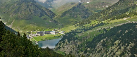 Views of Vall de Nuria (Girona)