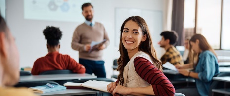 Studenti in un'aula