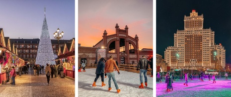 Weihnachtsmärkte und Aktivitäten in Madrid