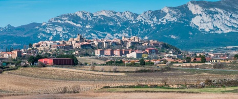 Localidade de Laguardia em Álava, País Basco