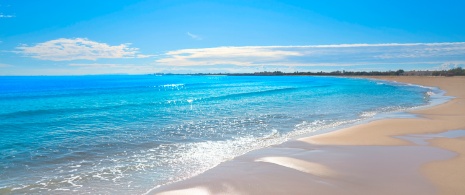 Pinedo-Strand in Valencia, Comunidad Valenciana