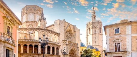 Plaza de la Virgen en Valencia, Comunidad Valenciana