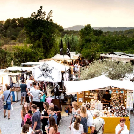 Vue générale du marché Las Dalias