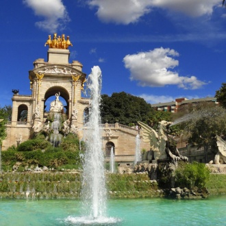 Cascade dans le parc de la Ciutadella, Barcelone