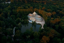 Palacio de Cristal en el Parque del Retiro de Madrid