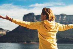 Personen in der Natur in Spanien